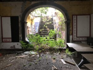 Unordentlicher Grüner Aufgang