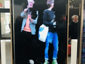 Künstler-Selbstporträt-Kunst aus Karlsruhe