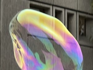 Bunte Seifenblasen