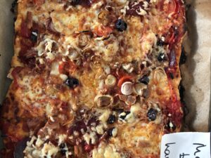 Pizza Struktur-Muster
