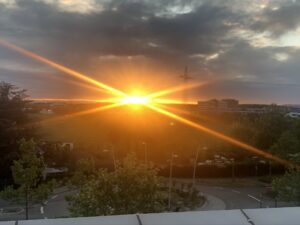 Atemberaubender Sonnenuntergang