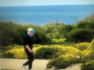 Gelb-Grünes Golferset