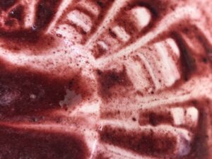 Rote Cappuccino-Tasse 'Creation'