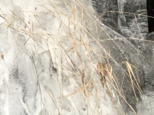 Filigranes Eisgras-Linien Design